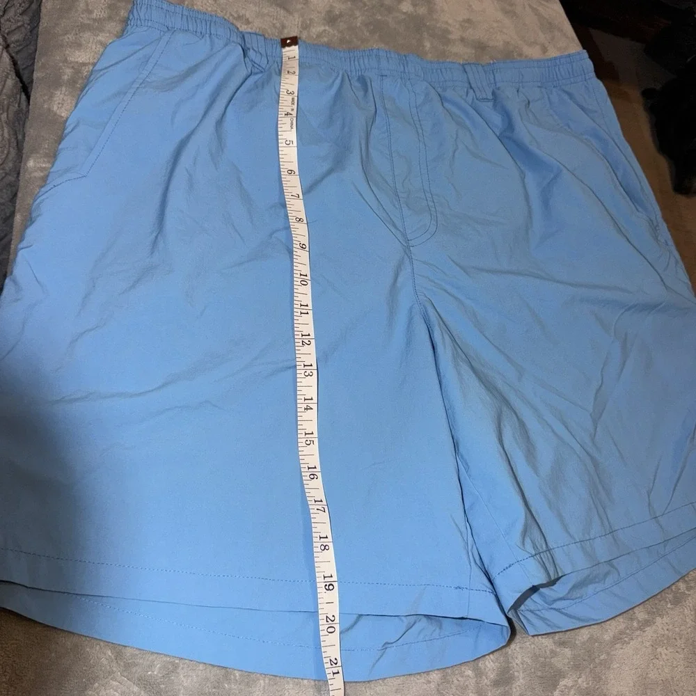 Columbia PFG Omni Shade Shorts Mens XXL Blue Fishing Swim‎ Elastic